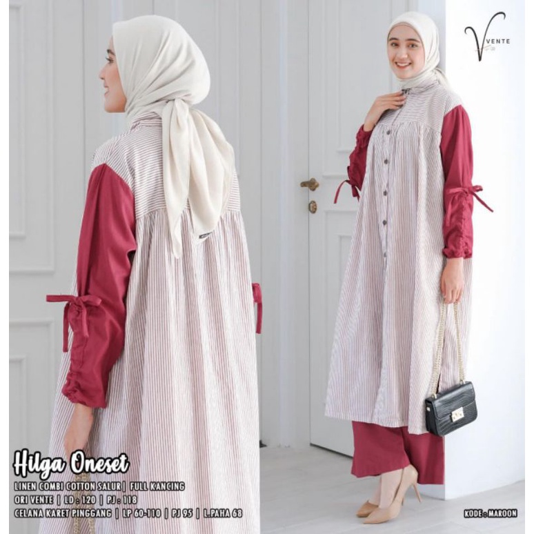 (NEW)SETELAN WANITA OOTD//HILGA /MAKAYLA ONE SET BY VENTE