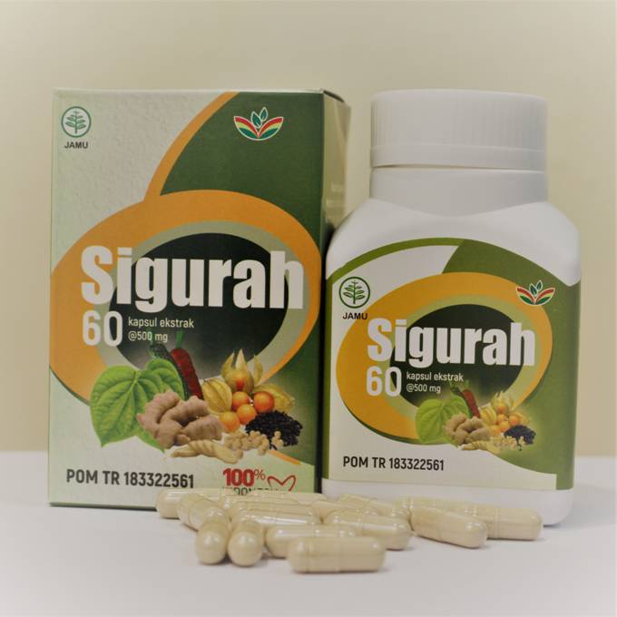 Sigurah 60 Kapsul Ekstrak Efektif Meluruhkan Dahak Nafas Lega