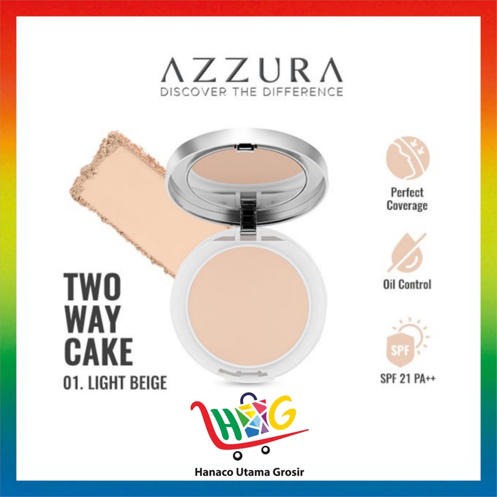 AZZURA TWO WAY CAKE BEDAK FOUNDATION SPF 21