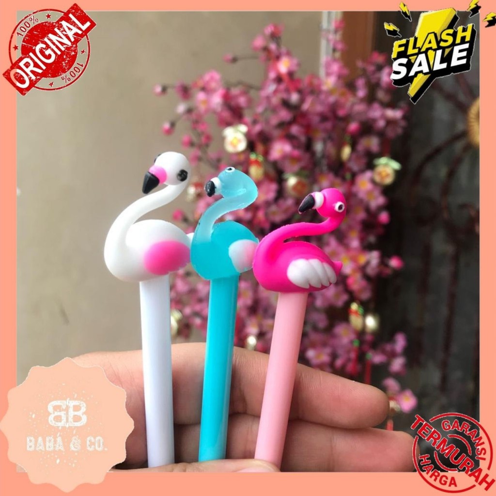 

PULPEN MURAH FLAMINGGO PEN LUCU BOLPEN UNIK PULPEN GEL ATK MURAH