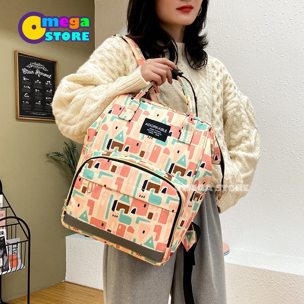Diaper Bag Multi-Function Tas Travel Perlengkapan Bayi Multifungsi Mom&amp;Baby Bag Korean Fashion Tas Ransel Wanita 232