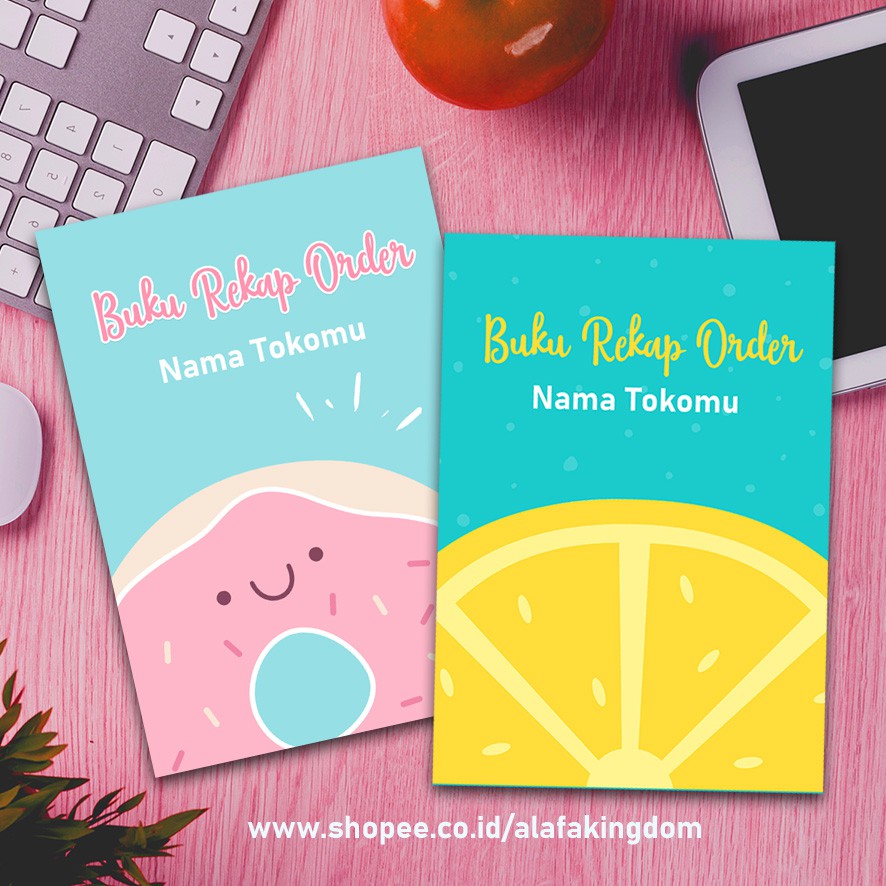 

Alafakingdom 003-004 Buku Rekapan Online Shop Rekap Penjualan Rekap Order Rekap Stock