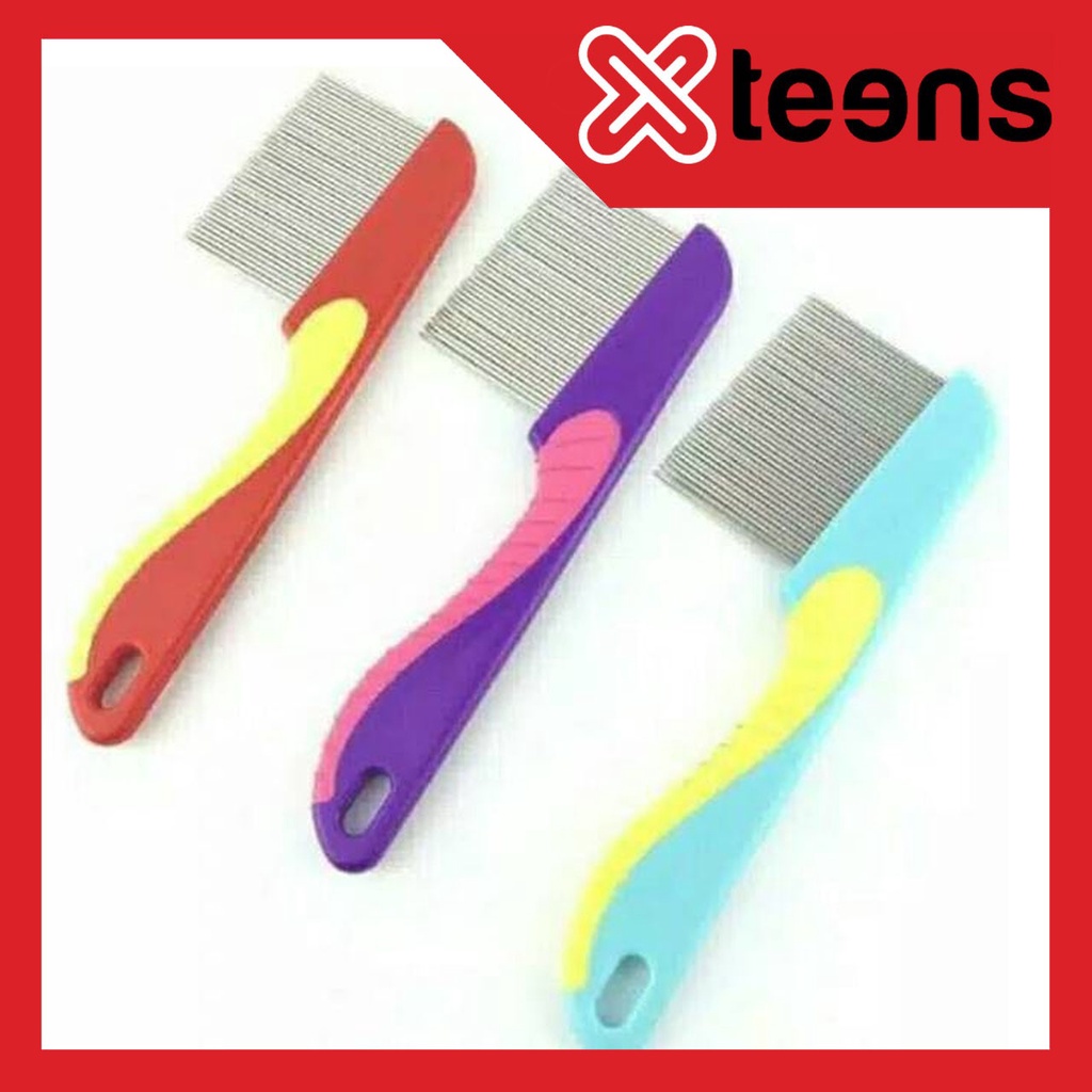 NEW Sisir Kutu Gagang / Sisir Kutu Besi Serit Gagang