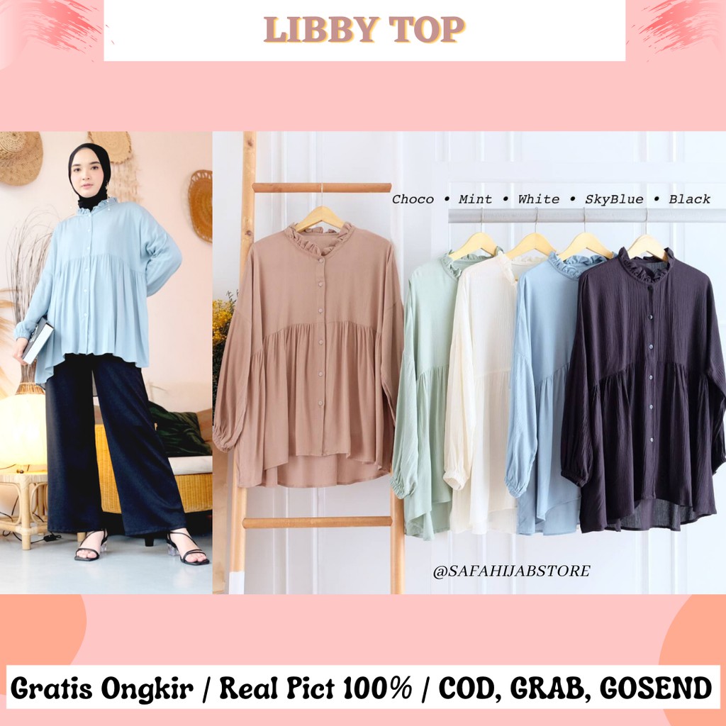 LIBBY TOP / ATASAN / BLOUSE / PAKAIAN WANITA