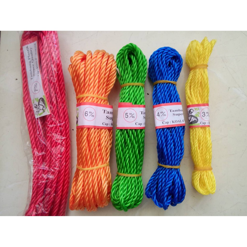 (170 gr) Tali Tambang 6 mm 10 meter Paling Tebal