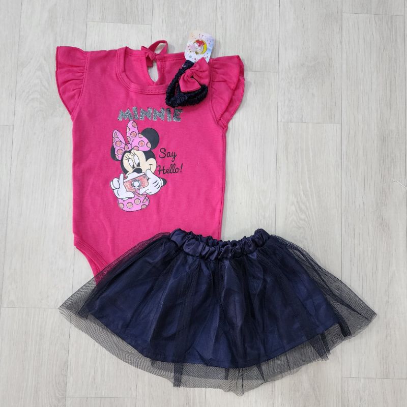 baju bayi perempuan sett jumper + bandana