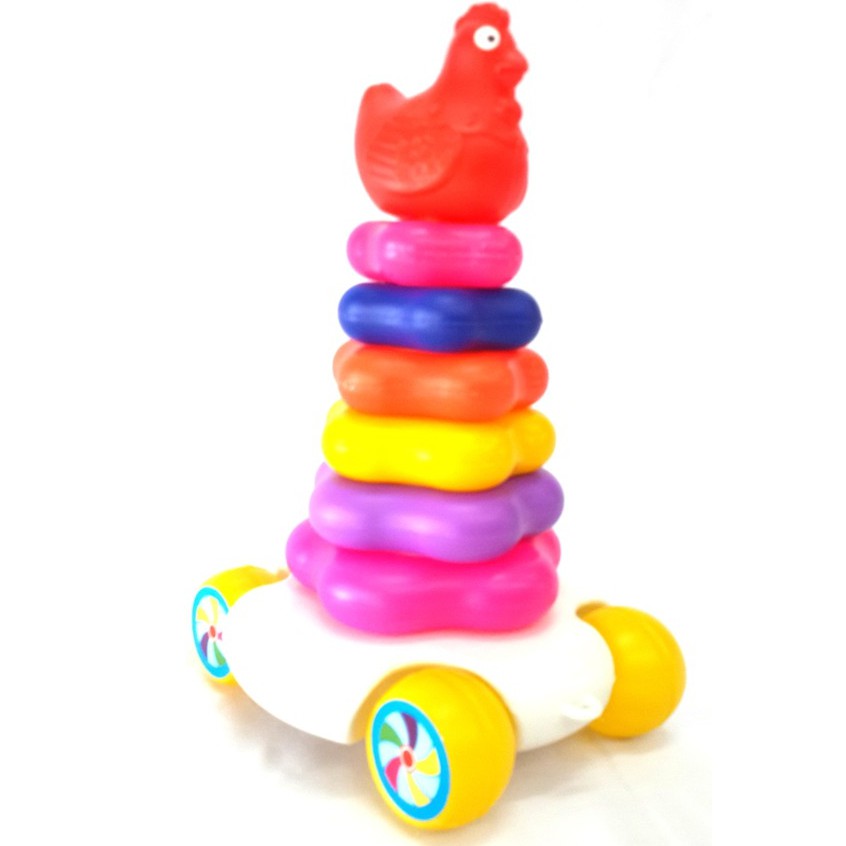 TERUS JAYA TOYS MAINAN  ANAK  BAYI  MAINAN  RING  DONAT 6 