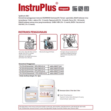 Cairan Desinfektan Dr Deppe Instru Plus 2 Liter / Instru Plus / Instrument Desinfektan / Instru Plus 2 Liter / Desinfektan