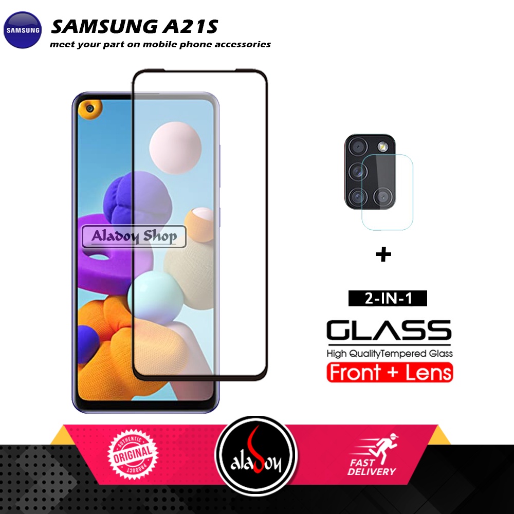 Tempered Glass Layar Samsung A21S Free Tempered Glass Camera