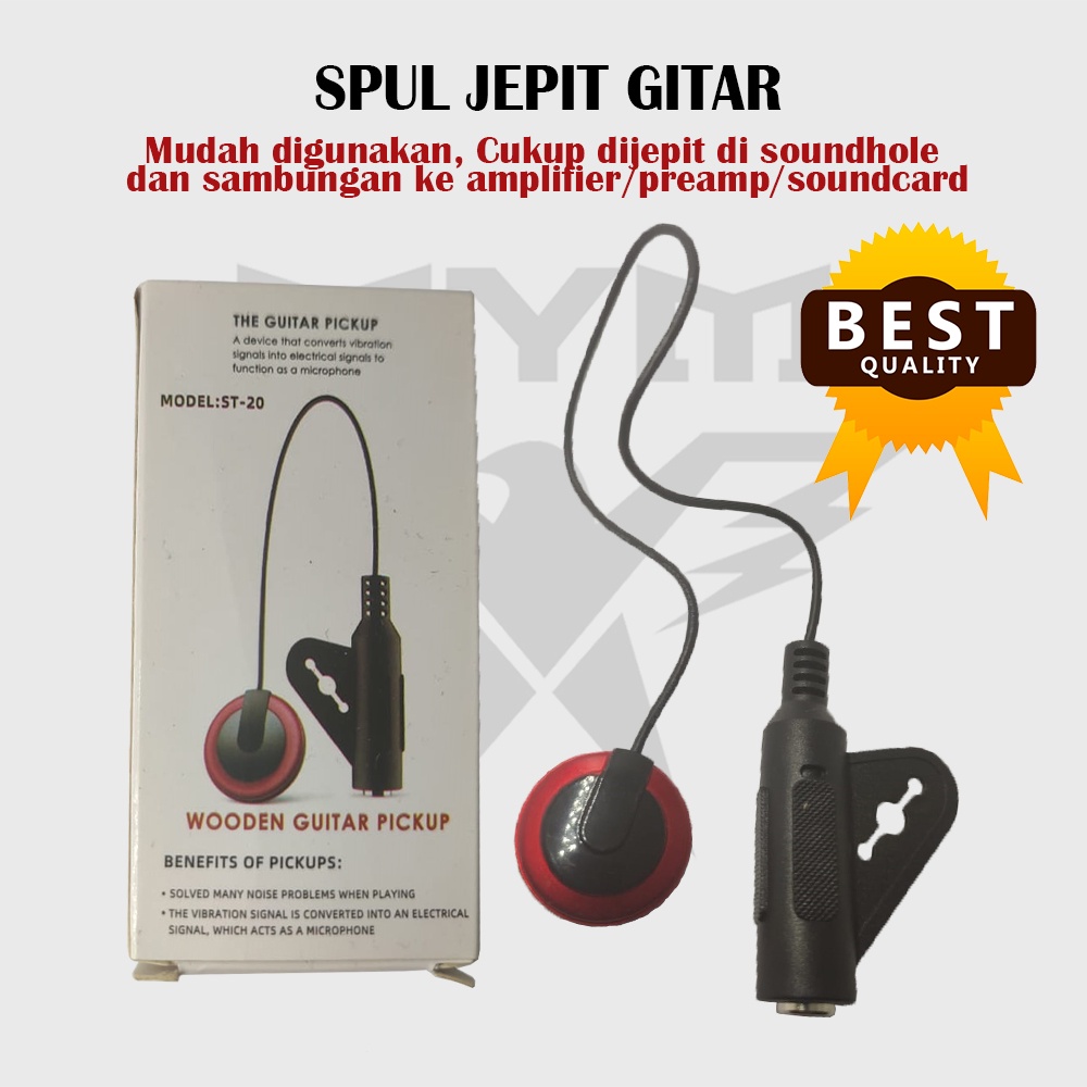 Spul tempel Gitar Akustik Elektrik