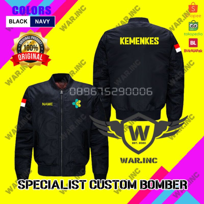 Jaket Bomber KEMENKES