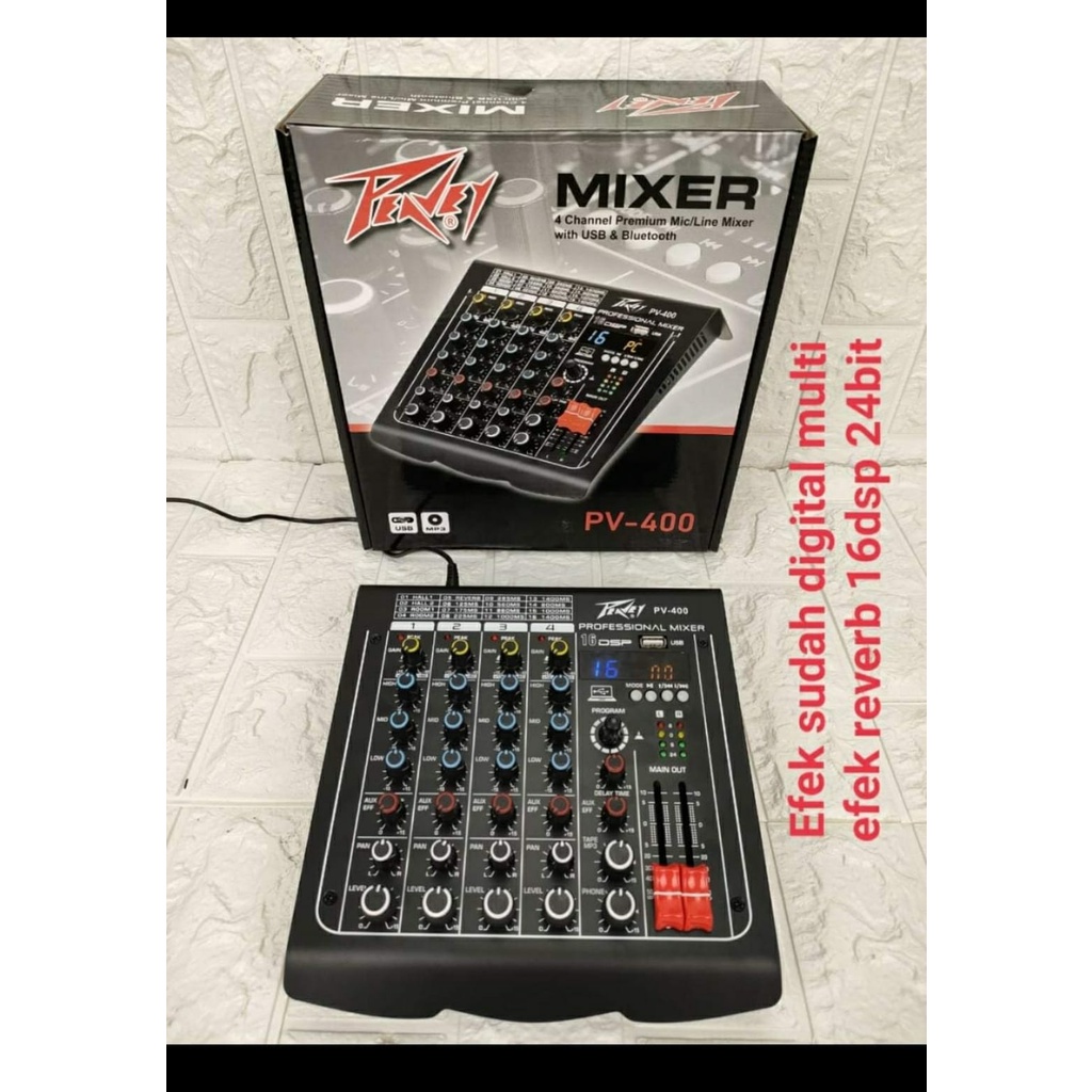 MIXER AUDIO PEAVEY PV 400/PV400 USB BLUETOOTH