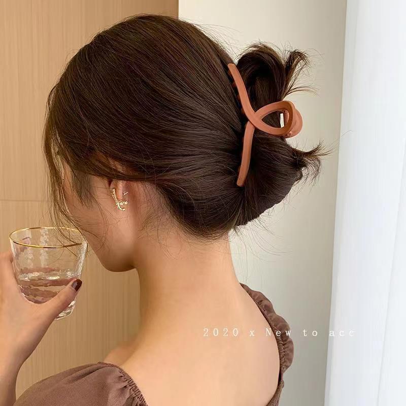 Jepit Rambut Salon Jumbo Warna Matte / Jedai Doff 10cm / Jepitan Rambut Panjang