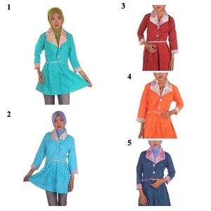 Blus Batik Embos I Tunik Blus Tunik I Blouse Tunik Embos Yana