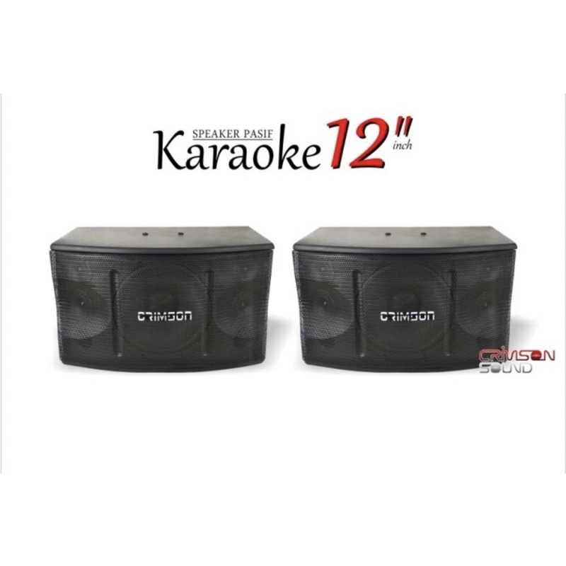Speaker pasif karaoke Crimson 12" 1201