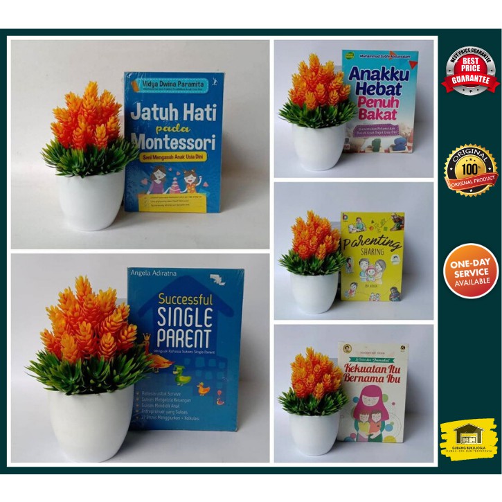 PAKET 5 BUKU ANAK dan PARENTING Jatuh Hati pada Montessori (2)
