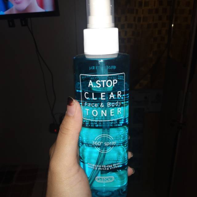 (Preloved) a.stop clear face & body toner