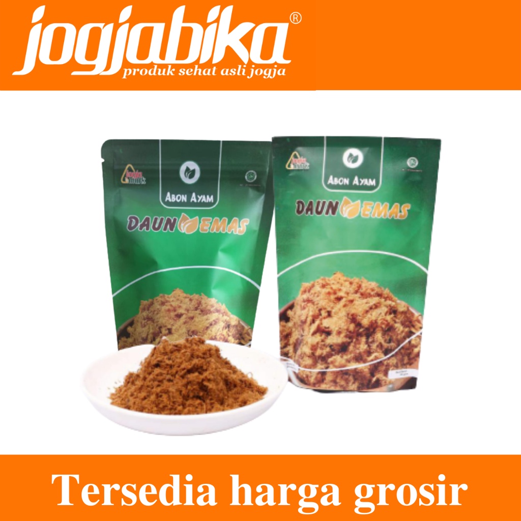 

Abon Ayam Makanan Siap Saji Dimasak Minyak Goreng Kelapa Sehat Chicken Floss Daun Emas Sleman Jogjabika 100g