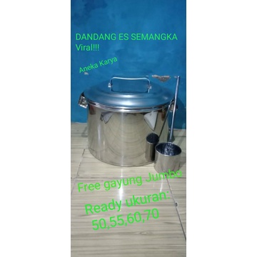 DANDANG ES SEMANGKA BESAR INDIA PLUS GAYUNG VIRAL READY UKURAN DIAMETER 50,55,60,DAN TINGGI 30