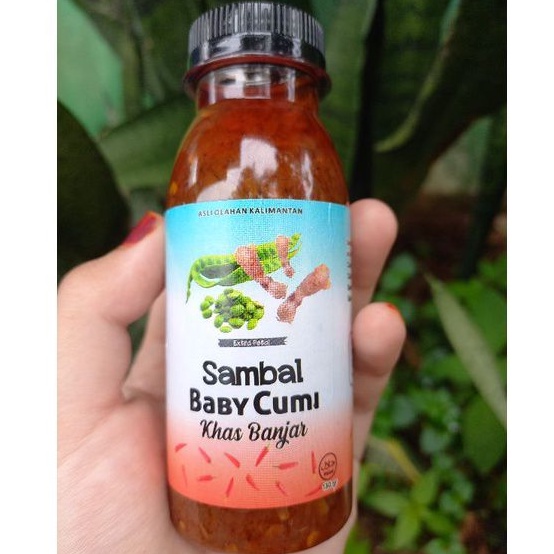 

sambal baby cumi rasa petai khas Banjar