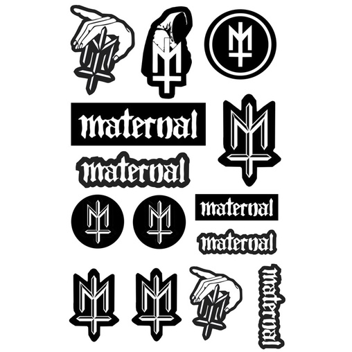 sticker pack maternal satu set isi 14 pcs