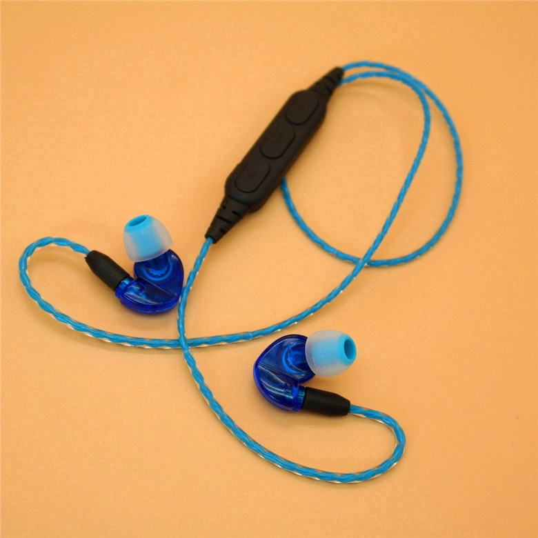 1 Pasang Earphone Handmade Ukuran 10mm untuk Olahraga