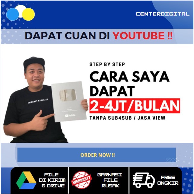 ECOURSE PAKET LENGKAP KELAS  YOUTUBE BY PRIANGGA