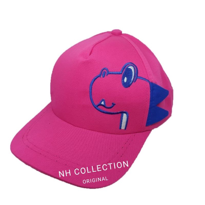 Topi Anak Karakter DINOSAURUS/Topi Dino/Tirex GRATIS Bordir Nama