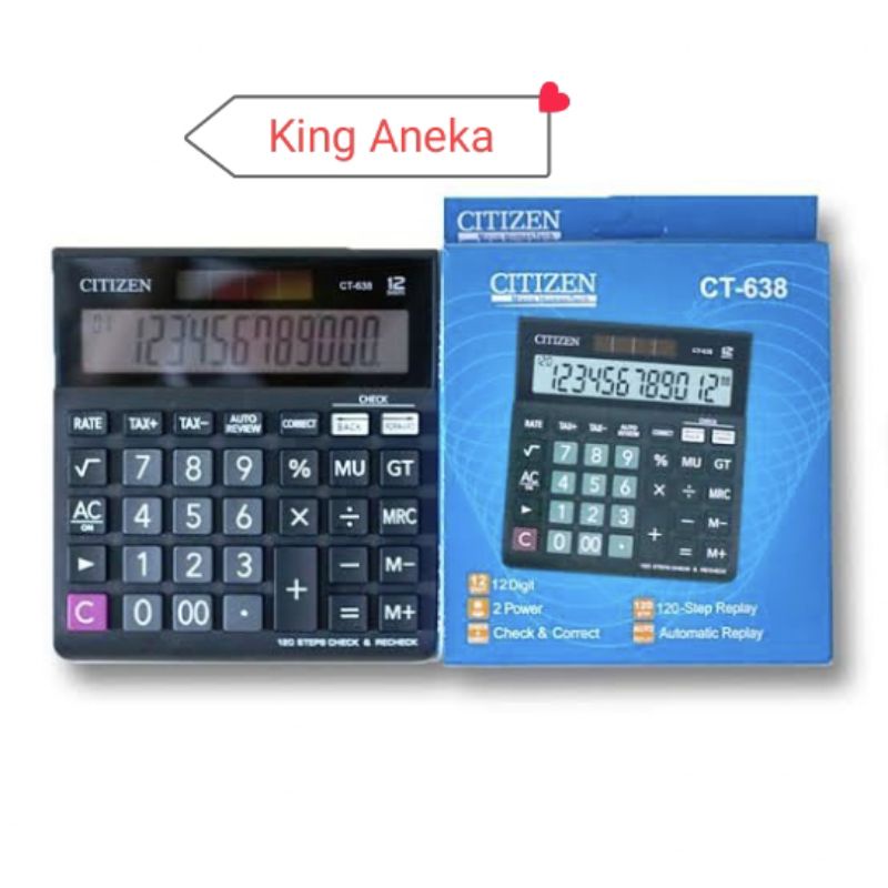 

Kaltolator Citizen 638 Model Tanggung 12 Digit New Bisa Cek Ulang