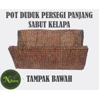  POT  PERSEGI PANJANG SABUT  KELAPA  POT  SABUT  KELAPA  