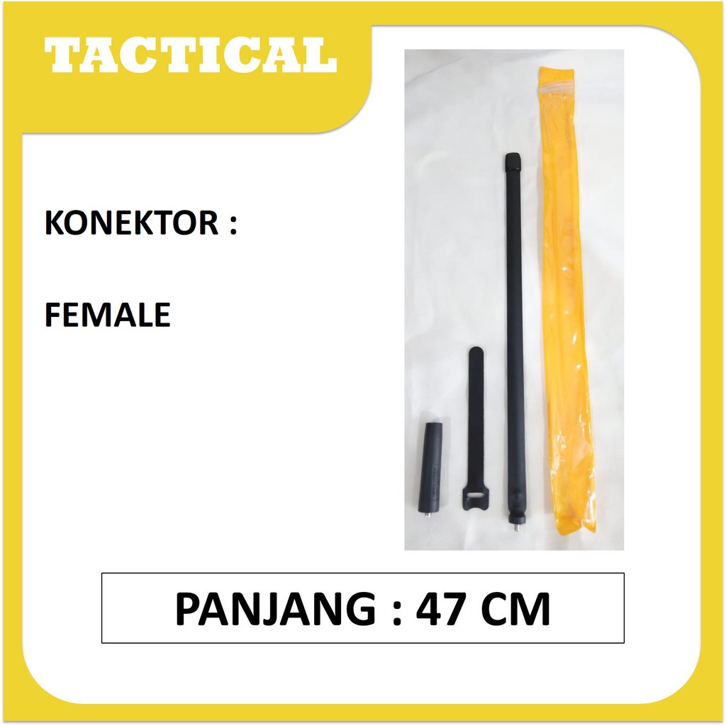 Antena Tactical Dualband(VHF/UHF) Antenna HT Tactica Baofeng / VHF-UHF terbaik paling bagus Outdoor sma female