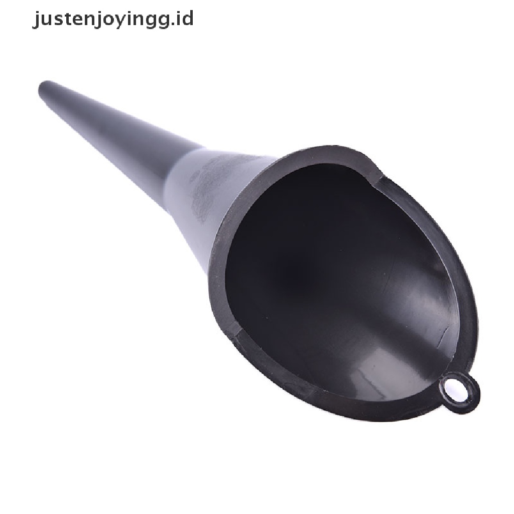 // justenjoyingg.id // Motorcycle Long Mouth Funnel Plastic Refueling Oil Liquid Spout Diesel Filling ~