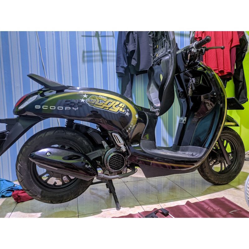 striping transparan scoopy 2021 new scoopy