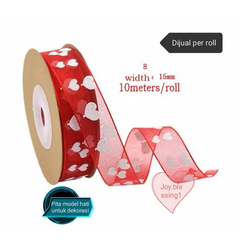 

PITA HATi love /PITAHIAS DEKORASI NATAL VALENTINE WEDDING ULANG TAHUN PER ROLL L