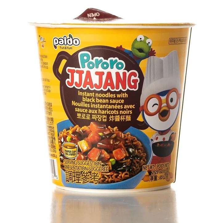 

Paldo Pororo Jjajang Cup Noodle 65gr – Jjajangmyeon - Mie Instan Korea