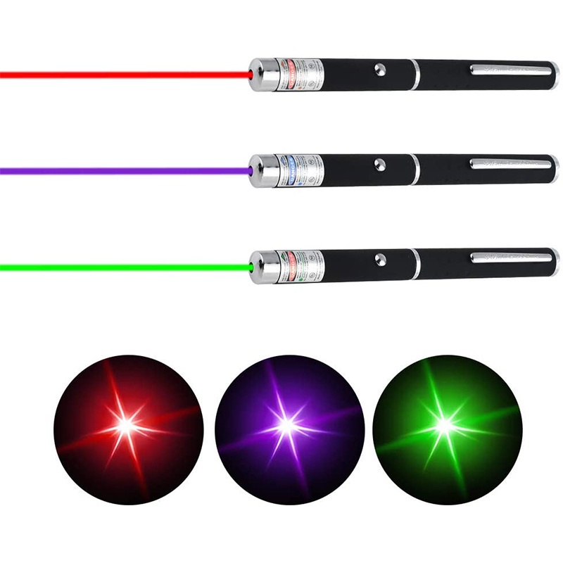 Mainan Laser Pointer 5MW Dengan Lampu LED UV Flashlig USB Untuk Kucing Peliharaan