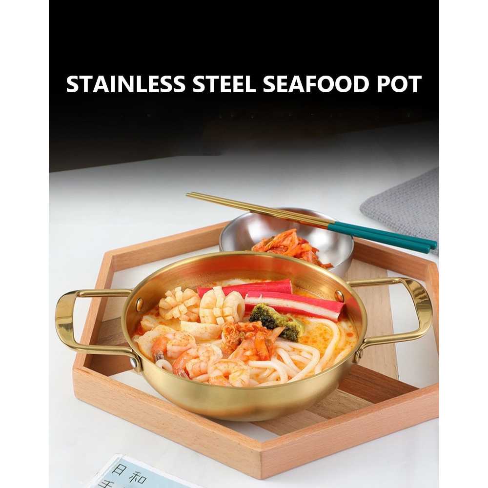 Panci Masak Mie Ramen Korea / Korean Noodle Soup Pot Stainless Steel