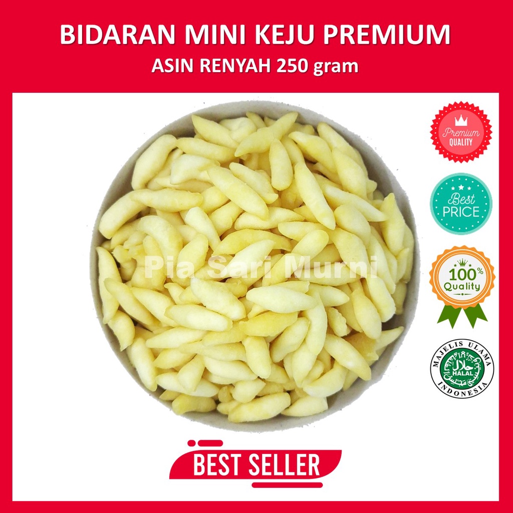 

Bidaran Keju Asin Renyah 250 gram Nikmat