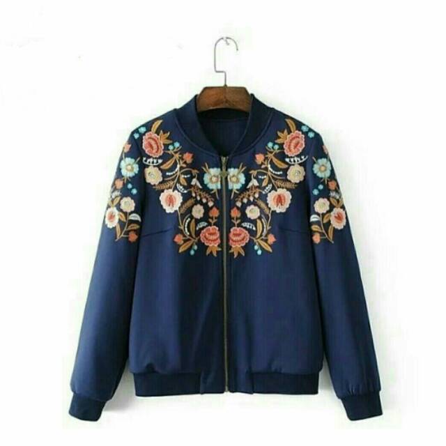 JAKET MOTIF BUNGA