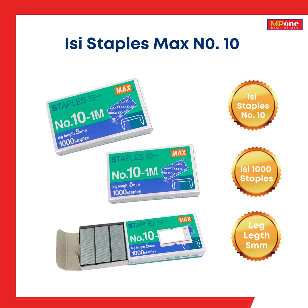 Jual Max Isi Staples No Isi Staples Kecil Isi Staples Max Pcs