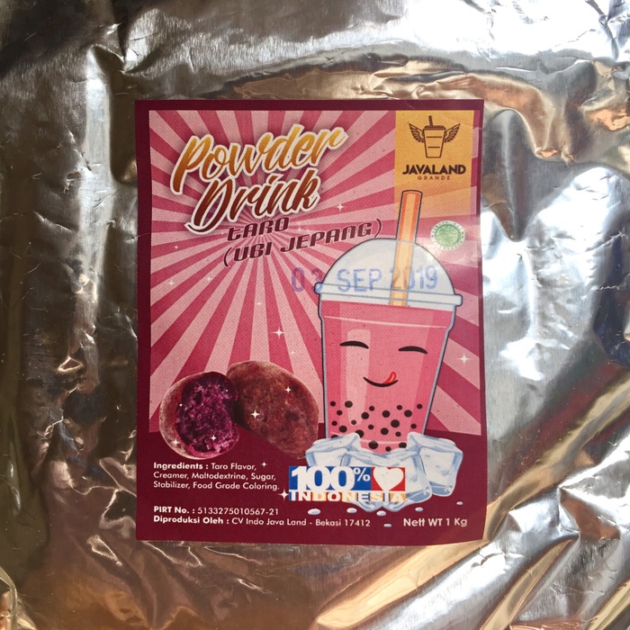 

SIRUP- BUBUK TARO POWDER JAVALAND 1 KG -SIRUP.
