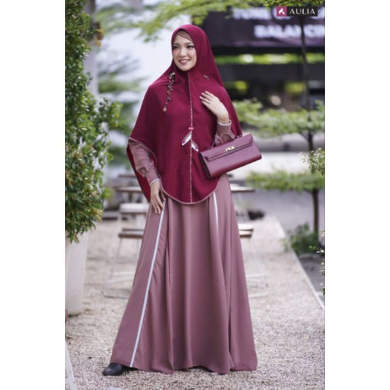 Larissa Mocca Maroon by Aulia Fashion