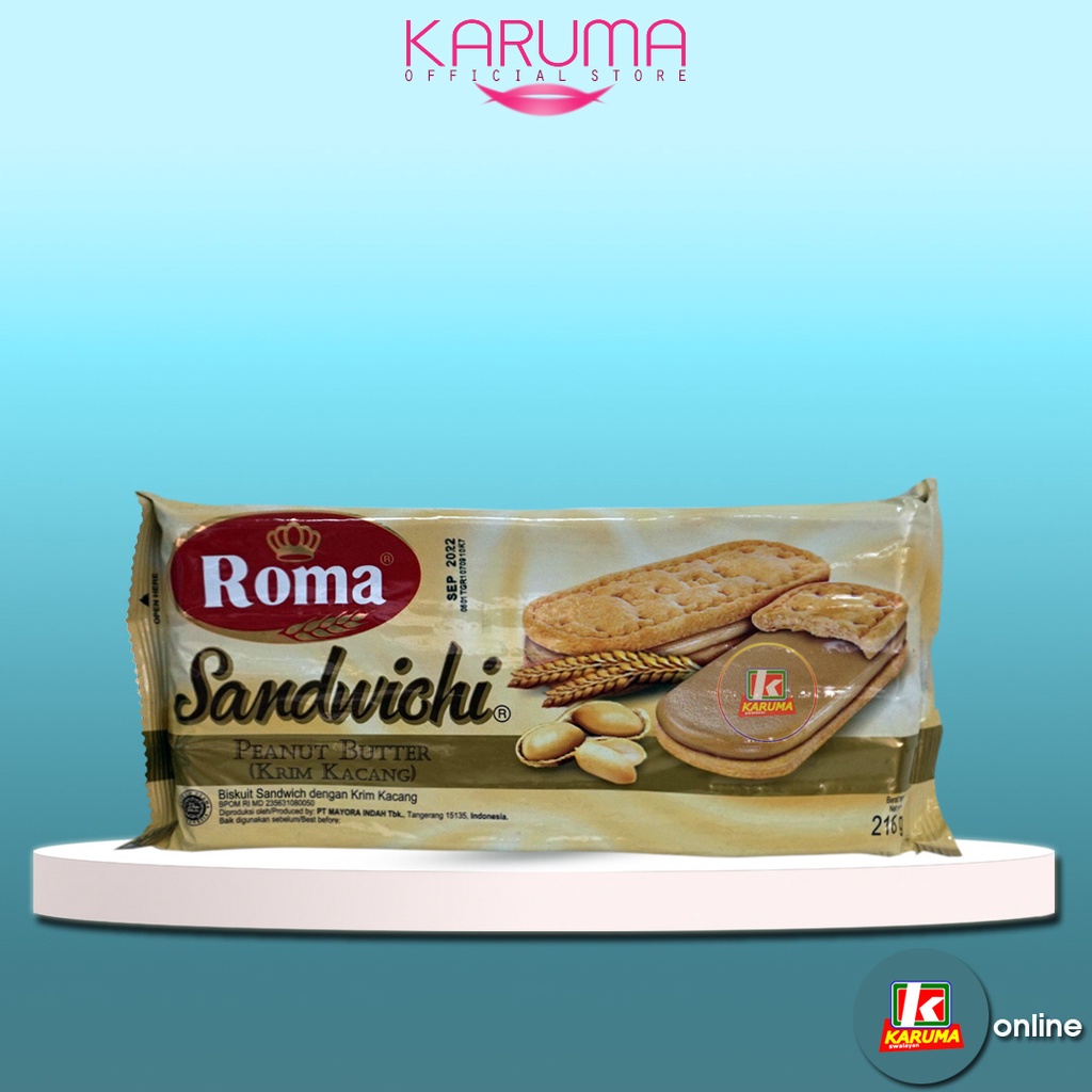 

Roma Sandwich Peanut Butter & Roma Sandwich Chocolate 189gr