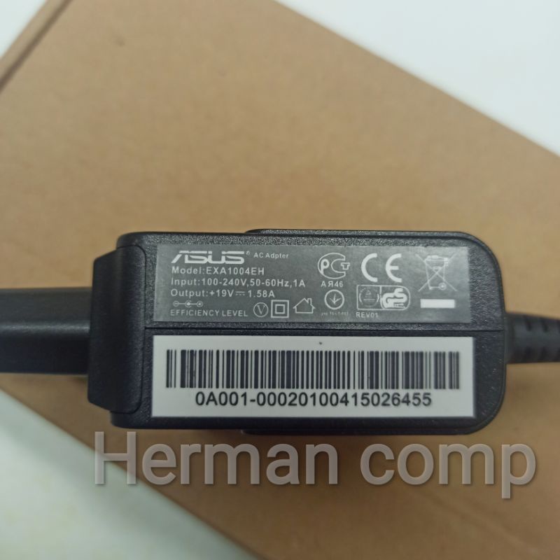 Original Adaptor Asus EePC 1015 1025 1215 19V 1.58A model EXA1004EH