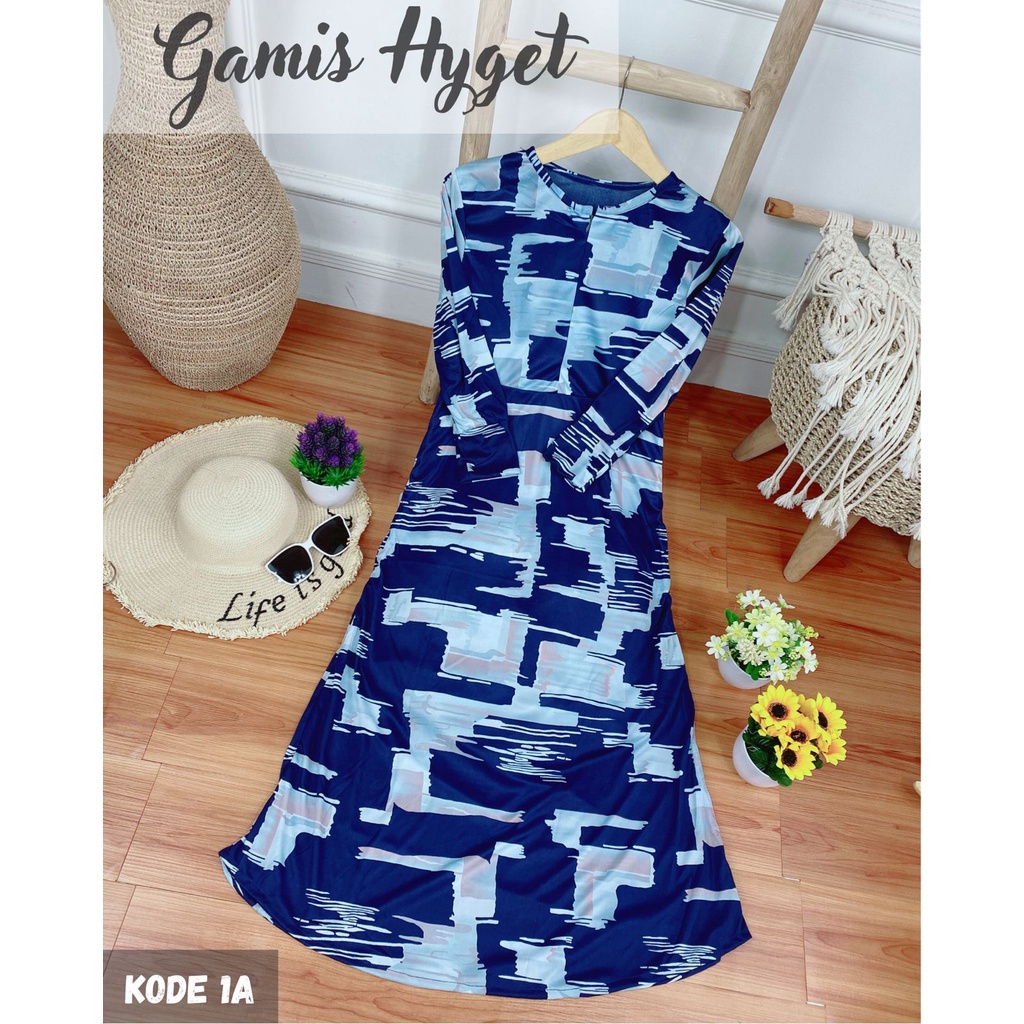 Gamis Hyget Busui Lanjutan Katalog Gamis Murah Gamis Hyget Gamis 30ribuan AH-GAMIS HYGET kode 1A