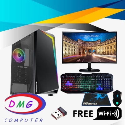 Pc Gaming Lengkap i3 Gen 10 | DDR4 8gb (8x1) | GTX 1050Ti 4gb | Samsung SR350 24inch