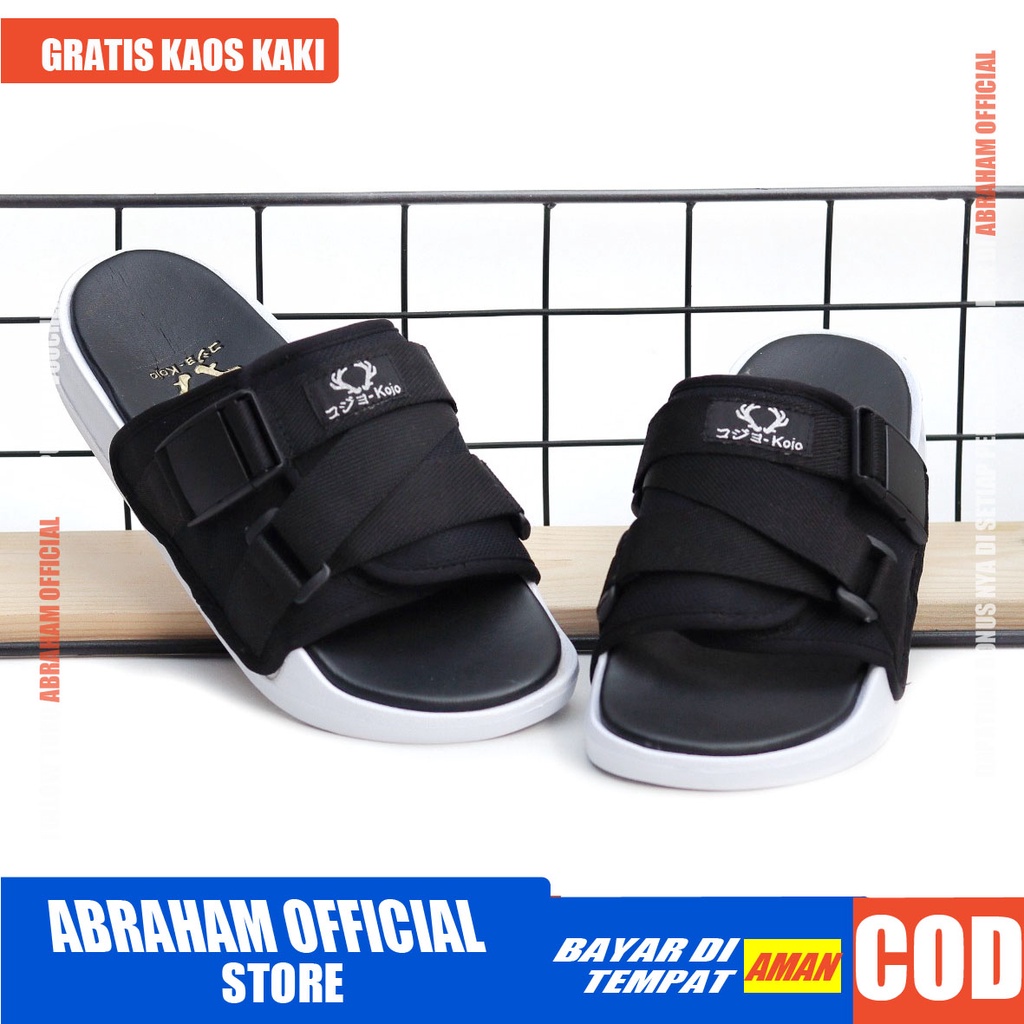 Sandal Slide Pria Kasual Sandal Slop Cowok Slifers Original Distro Keren