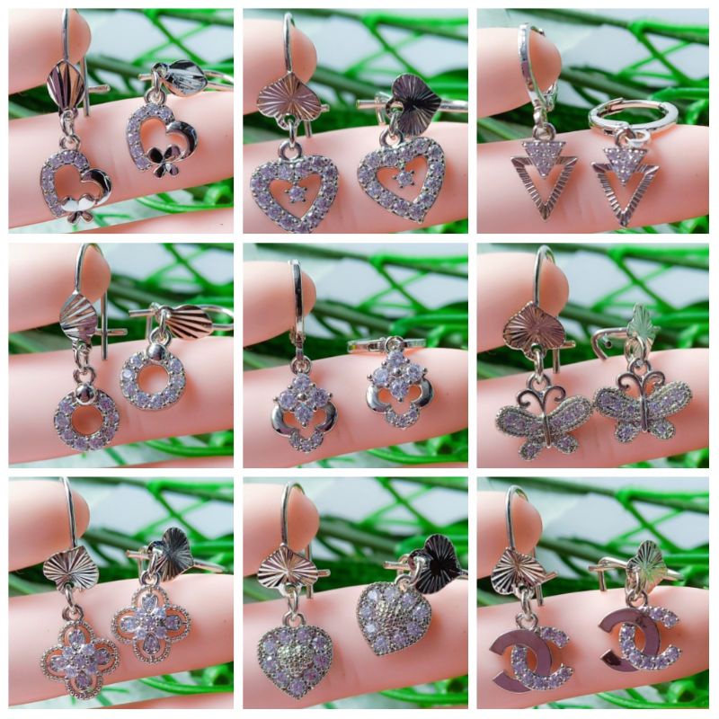 Anting Pendek Silver Anak dan Dewasa