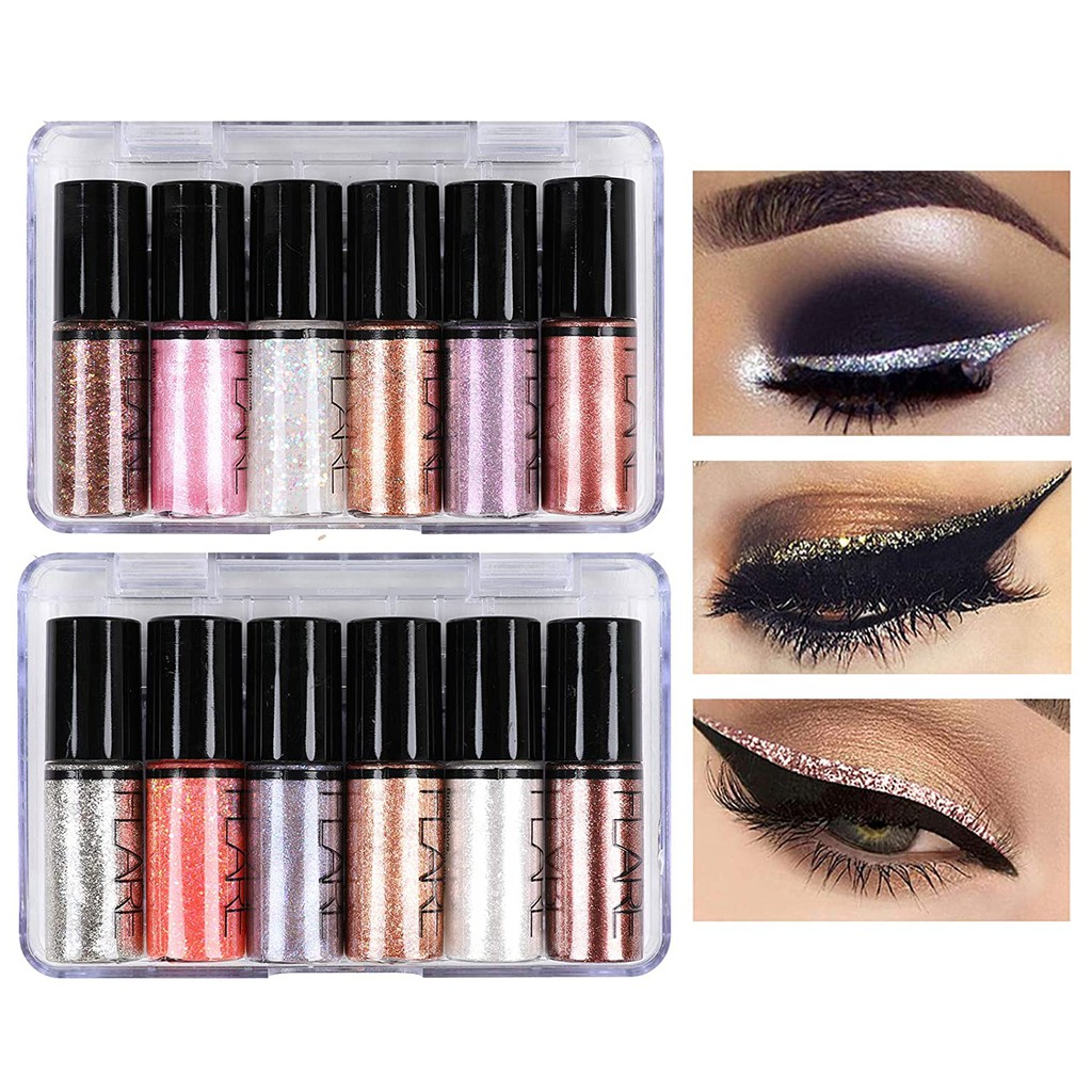 Request Shade Flare Eyeliner Eye liner Pnf Peiyen Glitter Liquid mini Import