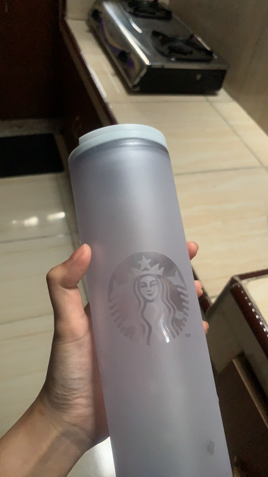 Starbucks Tumbler - Crosby White Badge